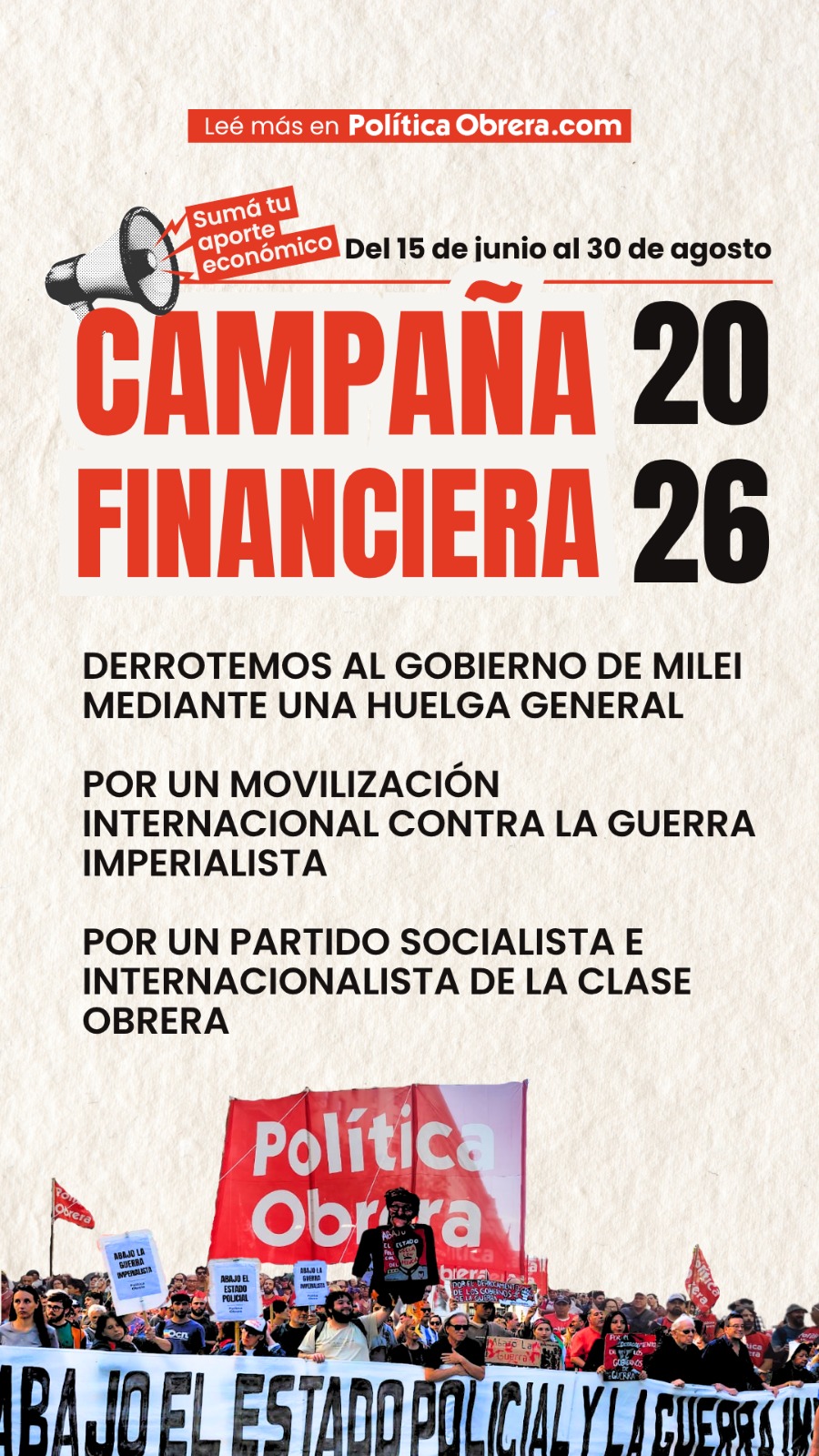 Campana financiera 2026